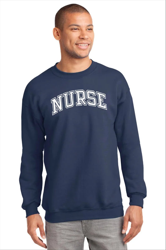 "Collegiate" Navy Sweatshirt